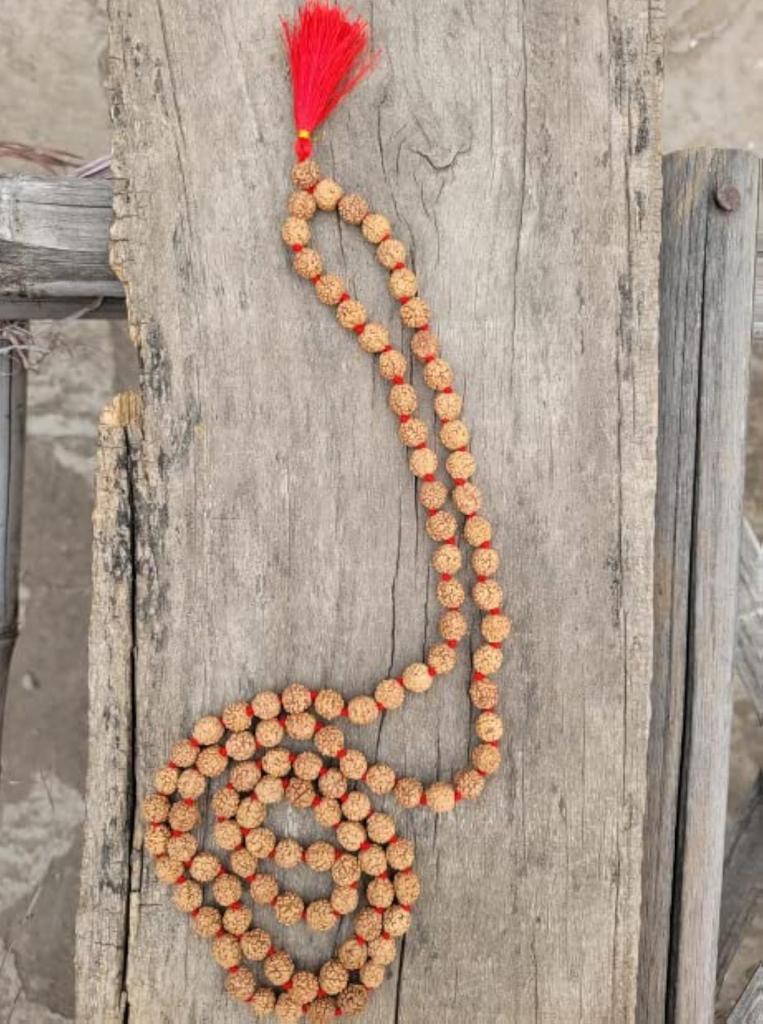 5 Mukhi Rudraksha Mala, Original Certified 5mm Beads
